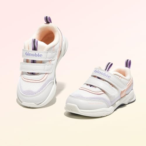 GINOBLE Toddler Shoes for Girls Anti-Slip & Lightweight